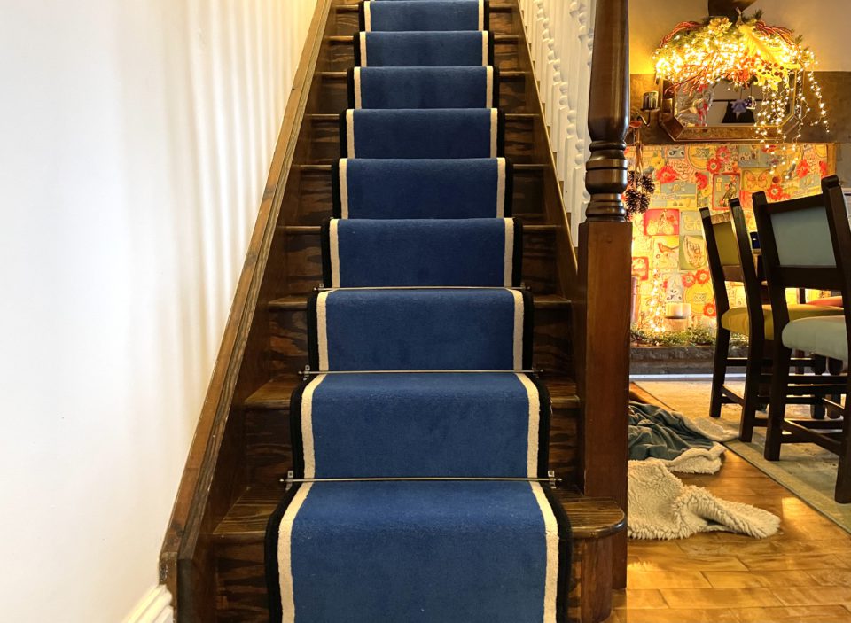 Custom made stair runner 07