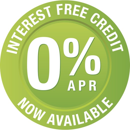 We now offer interest free over £1000.